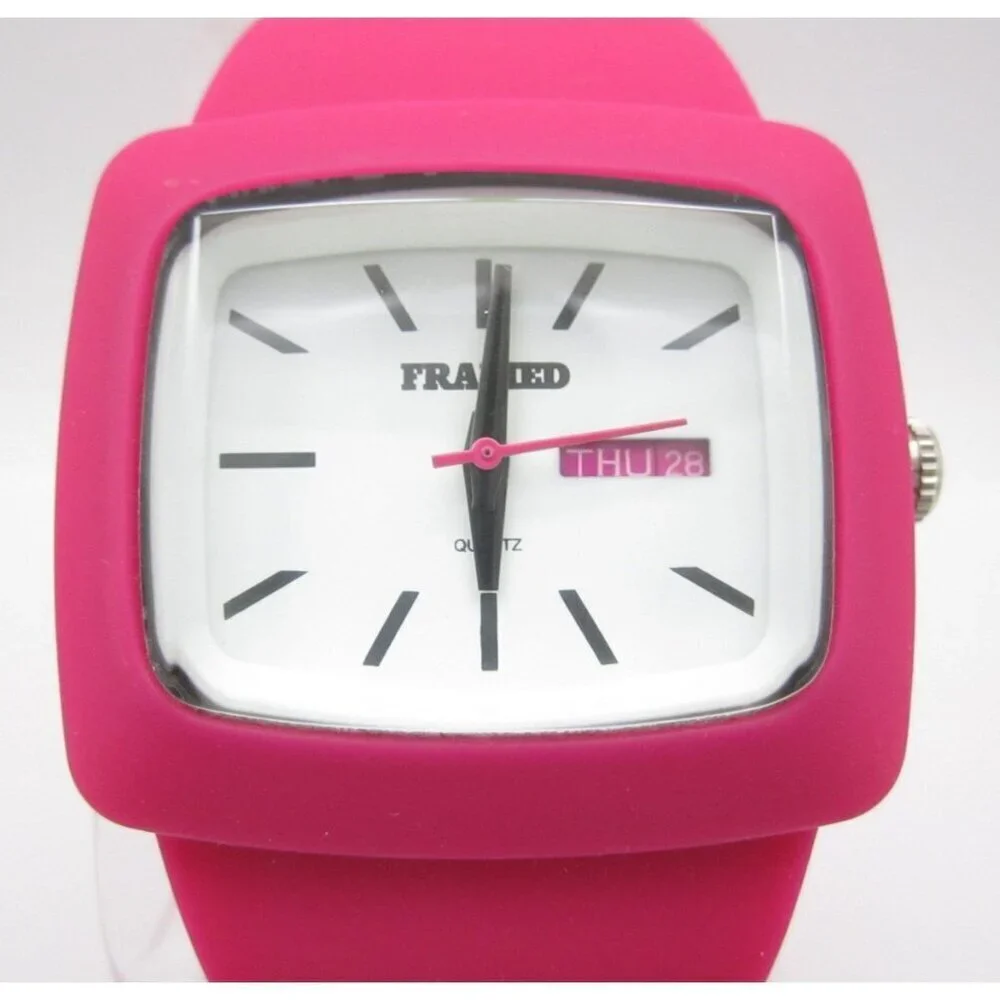 Women Impact Framed Quartz 5ATM WR Analog 40mm Watch (H968) 